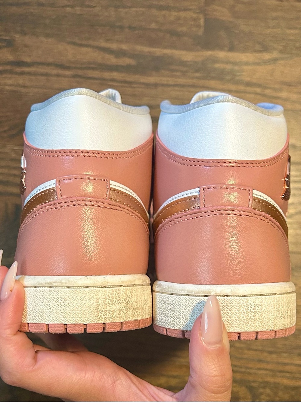 Rose Gold Jordans - Picture 3 of 4
